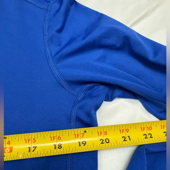 Nike Dri Fit 1/4 Zip Up Fitted PulloverJacket Workout Exercise Large - Picture 4 of 8